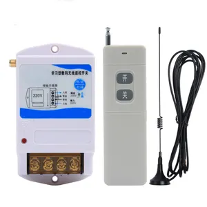 220V Remote Control Switch Smart Wireless Remote Control Household Wiring-Free Light Power Supply Water Pump Remote Control