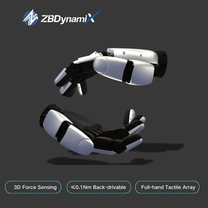 Main robotique d'intelligence artificielle ZBDynamiX, charge utile maximale 25 kg, avec EtherCAT pour les bras robotiques, la manutention de matériaux ou les robots de service - Product Image 1