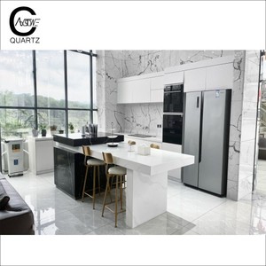 Nhà máy thiết kế nền bàn nhà bếp thạch anh bảng <span class=keywords><strong>Top</strong></span> nhân tạo calacatta đá thạch anh cho phòng tắm hàng đầu - Product Image 6