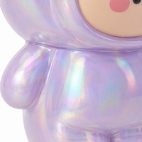Porte-clés Figurine de Dessin Animé Mignonne, Breloque de Sac en Corde Tressée Kawaii, Pendentif Rond en Acrylique Plastique Imprimé UV Tendance