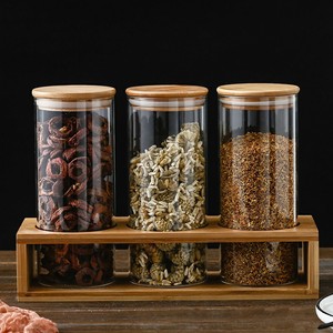 Da <span class=keywords><strong>cucina</strong></span> in vetro di stoccaggio vaso di <span class=keywords><strong>set</strong></span>, vaso di vetro <span class=keywords><strong>set</strong></span> di <span class=keywords><strong>3</strong></span> - Product Image 3