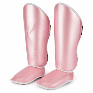 Lightweight Professional Protection MMA Karate Taekwondo Training Sparring Shin Guards <b>Instep</b> for Straps Customizable - Product Image 1