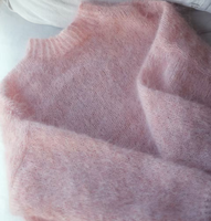 Fil fantaisie en mohair à poils longs 1/12Nm, doux et moelleux, mélange de fibres pour tricot à la machine ou à la main, idéal pour pulls, écharpes et vêtements personnalisés
