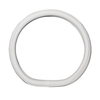 Nouvelle housse de volant de voiture style professionnel, universelle quatre saisons, antidérapante, absorbant la transpiration, en cuir PU ; Directement de l'usine