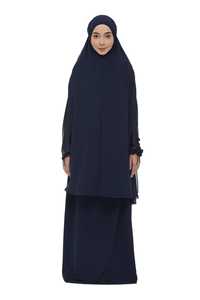 SIPO – ensemble de prière en dentelle, broderie personnalisée, Oem, Telekung, singapour, vêtements de prière, malaisie, soie, Ramadan, vietnam, 2 pièces - Product Image 2