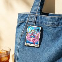 Broche de Sailor Moon, insignia de aleación, pin para mochila con diseño de chica japonesa