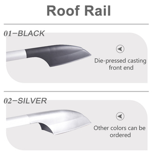 <span class=keywords><strong>Porte</strong></span>-bagages de toit de voiture en aluminium avec autocollant, haute capacité de charge, ajustement universel, taille personnalisable - Product Image 2