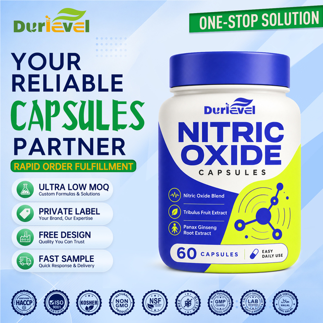 Pure Nitric Oxide Capsules with Nitric Oxide Boost Blend for Natural Wellness and Vitality 60 Ct