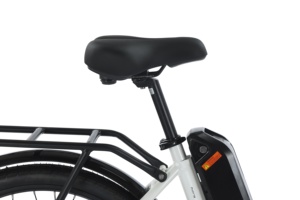 Bicicleta Eléctrica con Marco de Aleación de Aluminio, 7 Velocidades, 36V 350W, 26 Pulgadas, Bicicleta Urbana Blanca para <span class=keywords><strong>Mujer</strong></span>, Disponible en Almacén de la UE - Product Image 3