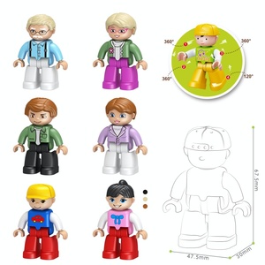 Prezzo all'ingrosso giocattoli creativi per bambini mattoncini Mini figure