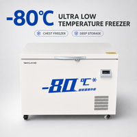 Congélateur coffre ultra-basse température (-65°C) grande capacité 108 kg avec étagères réglables pour fruits de mer - Vente en gros