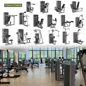 Plan complet d'équipement de fitness pour le nouveau projet de club Machines de <span class=keywords><strong>musculation</strong></span> complètes à broche et à chargement sélectif de Guangzhou - Product Image 1