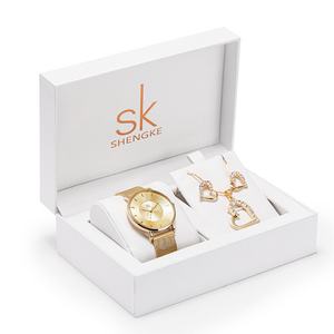 Ensemble de montres simples pour femmes nobles, bracelet en pierres précieuses noires, collier en perles, bracelet en acier inoxydable, montre à quartz, verre - Product Image 3