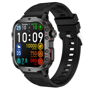 Reloj Inteligente Deportivo para Exteriores HUANLONG QX11, Pantalla Cuadrada IPS de 1.96 Pulgadas, Monitor de Ritmo Cardíaco, Llamada de Emergencia SOS, Monitor de Sueño, IP68, 420 mAh - Product Image 2