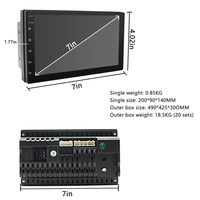 Autoradio 7 9 10 pouces 2 Din stéréo Oto Teyp Navigation GPS Carplay RDS Android lecteur DVD de voiture