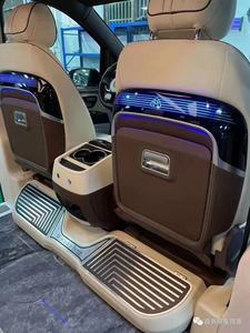 Tavolino Multifunzionale Pieghevole di Lusso Maybach Modificato con Portabicchieri e Vano Portaoggetti Centrale per <span class=keywords><strong>Mercedes</strong></span> Benz Vito Classe V Metris W447 W448 - Product Image 5