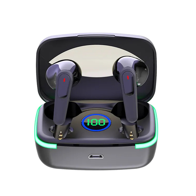 M80 Headset Tws 5.0 Gaming Earbuds Led Display Wireless Earphones