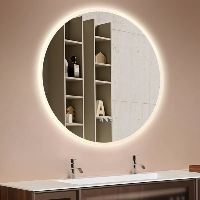 Factory Supply Touch Screen Lighted Bathroom Wall Mounted Mirror Smart Mirror For Bathroom