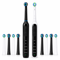Brosse à dents électrique rotative intelligente rechargeable pour soins bucco-dentaires