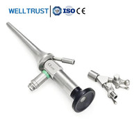 Set Instrumen ENT Baja Tahan Karat 4mm 0/30/70 Derajat Sinuscope Endoskop Endoscopio Médico untuk Sinoskopi Bedah