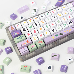 HZGAMER 124 keys A Midsummer Night Dream Keycaps Set, Custom HXDA Profile Keycap Pudding Dye Sublimation Keycap - Product Image 2