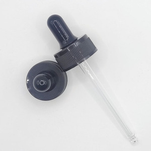 Tutup kerah penitis 28mm dengan pipet kaca gigitan karet untuk botol obat kaca - Product Image 3