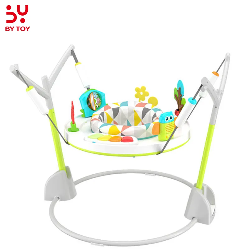 Foldaway กิจกรรมที่มีคุณภาพสูงทารกจัมเปอร์มัลติฟังก์ชั่ทารกเด้งเก้าอี้เก้าอี้ไฟฟ้าแกว่งสำหรับเด็กหมุนเก้าอี้