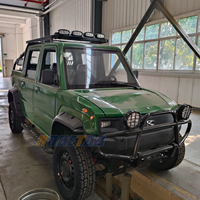Robetaa Mini camionnette électrique 4 portes avec cabine fermée pour usage professionnel et personnel Accepté personnalisé