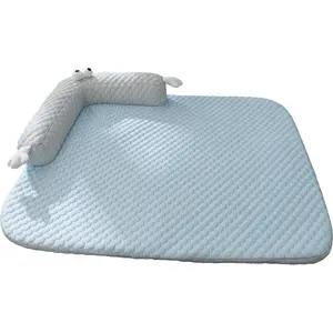 夏季狗床垫超酷冰垫狗猫毯沙发透气冰丝垫狗窝宠物夏季可洗床