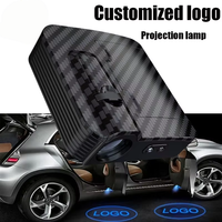 Accessoires de voiture, décoration intérieure, vente en gros, lumière de bienvenue sans fil pour portière de voiture, projecteur LED avec logo personnalisé