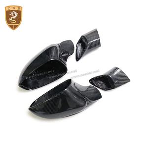 Cubierta de espejo retrovisor lateral izquierdo para Ferrari 488, cubiertas universales de fibra de carbono - Product Image 4