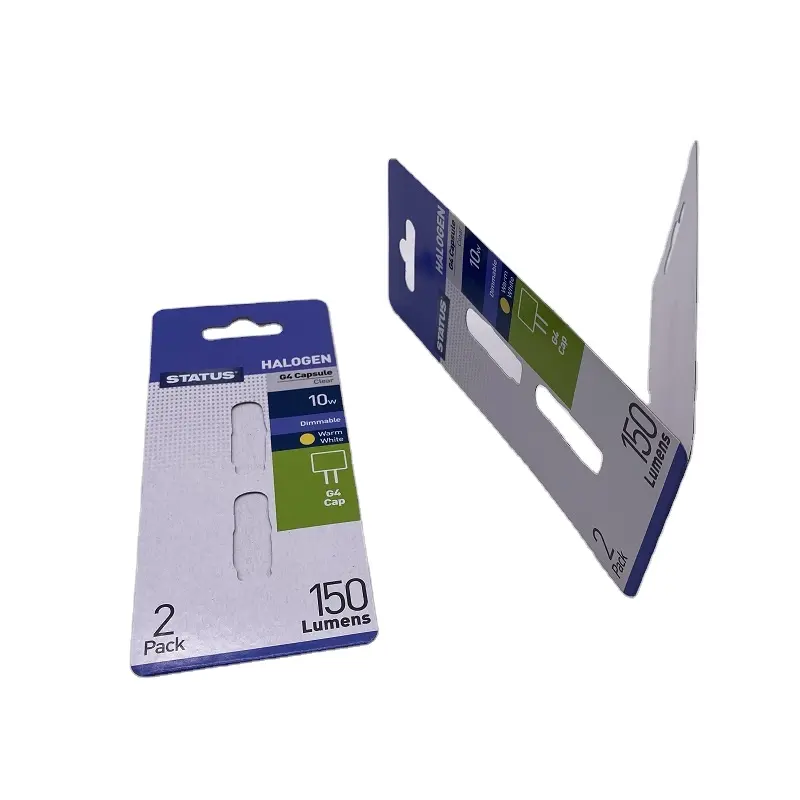 2024 नए डिजाइन कस्टम डिस्प्ले कार्ड कस्टम प्रिंट लोगो हेयर एक्सेसरी पेपर पैकेजिंग हैडर ब्लिस्टर टॉपर स्लीव कार्ड