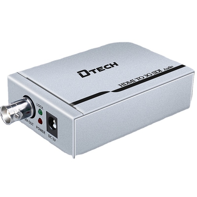 Dtech High Quality 1080P 60Hz HDMI to SDI Converter Support Audio Video signal Converter