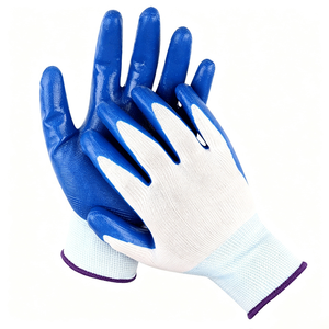 Nuovo Prodotto: Guanti Protettivi da <span class=keywords><strong>Lavoro</strong></span> in Nitrile per Uomo, Guanti <span class=keywords><strong>di</strong></span> Sicurezza Rivestiti in Lattice e Nylon per <span class=keywords><strong>Lavoro</strong></span> - Product Image 3