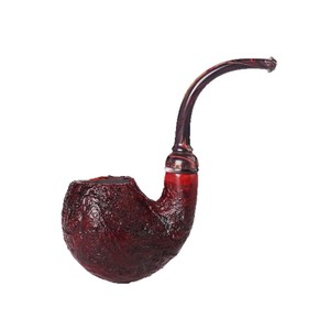 Handmade Briarwood Pipe Bent Type Small Dragon Egg Hungarian Curved Tobacco Smoking Device - Product Image 1