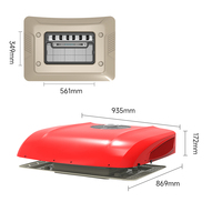 Climatiseur de stationnement neuf 12V/24V pour camping-car, fourgonnette, voiture, camion, compresseur scroll, réfrigérant R134a, 1800-2100W