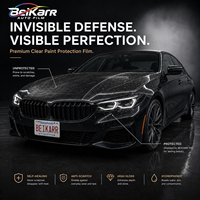 Film de protection de carrosserie BEIKARR 1,52x15m auto-réparant, anti-rayures, anti-jaunissement, transparent brillant en TPU PPF avec rejet UV 90% et IR 70%