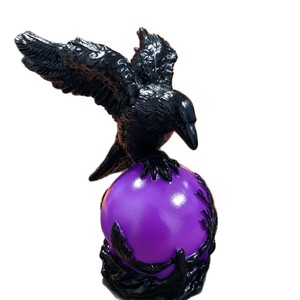 Lámpara LED Gótica Luz de Luna del <span class=keywords><strong>Cuervo</strong></span>, Luz Nocturna Decorativa de <span class=keywords><strong>Cuervo</strong></span> Negro - Product Image 1