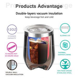 Thermos en acier inoxydable personnalisé avec logo, écologique, 12 oz, en forme d'œuf, pour cadeaux d'entreprise, fabrication sur mesure - Product Image 2