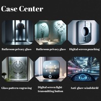 AOGEO Machine de traitement du verre miroir CNC Machine de fabrication de miroir LED intelligente Machine de sablage laser