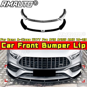 Para Mercedes-Benz Clase A W177 Pre A45 A45S AMG, Labio de Parachoques Delantero para Mercedes-Benz Clase A W177 Pre A45 A45S AMG 2019-2023, Kit de Carrocería con Difusor - Product Image 2