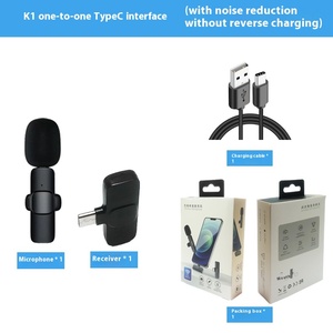 Microphone de Lavalier sans fil pour diffusion en direct/YouTube/TikTok/<span class=keywords><strong>Facebook</strong></span> Microphone de réduction de bruit en direct pour IPhone/Android - Product Image 6