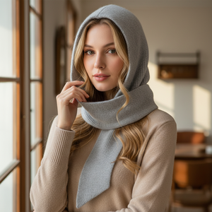 Lüks Hissiyatlı İplik Zarif Balaklava Atkı Kadınlar İçin Sıcaklık %40 BEBEK <span class=keywords><strong>ALPACA</strong></span> %28 MERSERİZE YÜN %27 NAYLON %5 Günlük Kullanım İçin - Product Image 6