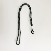 Porte-stylo universel en polyester avec cordons de cou réglables avec sérigraphie et accessoires de crochet