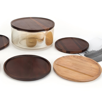 Diffuseur en verre moderne avec bloc diffuseur d'arômes en bois, bouteille vide rechargeable, vente en gros