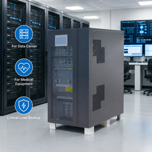 เครื่องสำรองไฟฟ้าออนไลน์ 120kVA แบบสามเฟส พร้อมแบตเตอรี่ภายนอก สำหรับอุตสาหกรรมการแพทย์ ศูนย์ข้อมูล และระบบโหลดสำคัญ - Product Image 4