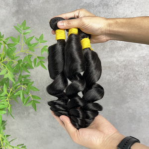 Extensiones de Cabello Humano Virgen Brasileño Grado 12A, Ondulado Suelto, Doble Trama, 100% Cabello Crudo de Visón - Product Image 2