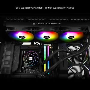 Refroidisseur de processeur liquide Thermalright AQUA ELITE <span class=keywords><strong>V4</strong></span> 360 mm Intel LGA1700/1200 AM4/AM3 Vitesse 1550 tr/min Refroidisseur AIO pour processeur - Product Image 4