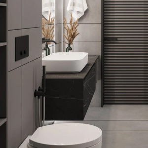 Giảm Giá Lớn Nhà Máy Trực Tiếp Nội Thất Trong Nhà Tủ Phòng Tắm Với Gương Chống Nước - Product Image 3