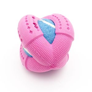 Juguete interactivo para perros Molar de goma TPR Tennis <span class=keywords><strong>EVA</strong></span> con función chirriante para gatos, uso diario, suministro para mascotas - Product Image 5